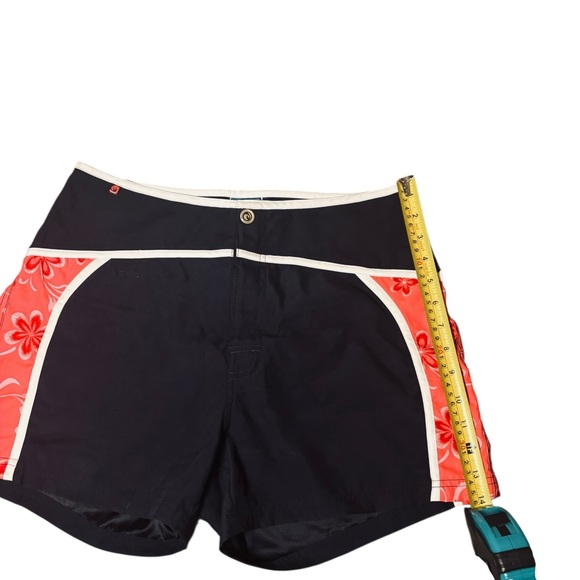 Powder Room Y2K Floral Black & Pink Athletic Shorts - Picture 4 of 7